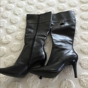 Lauren tall dark brown 3.5 heel boots. 6M